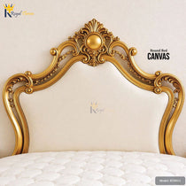 Canvas- Wooden Round Bed | RTB013