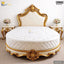 Canvas- Wooden Round Bed | RTB013