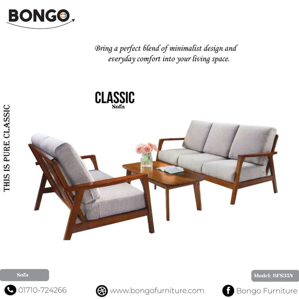 Classic - Wooden Sofa | BFS354