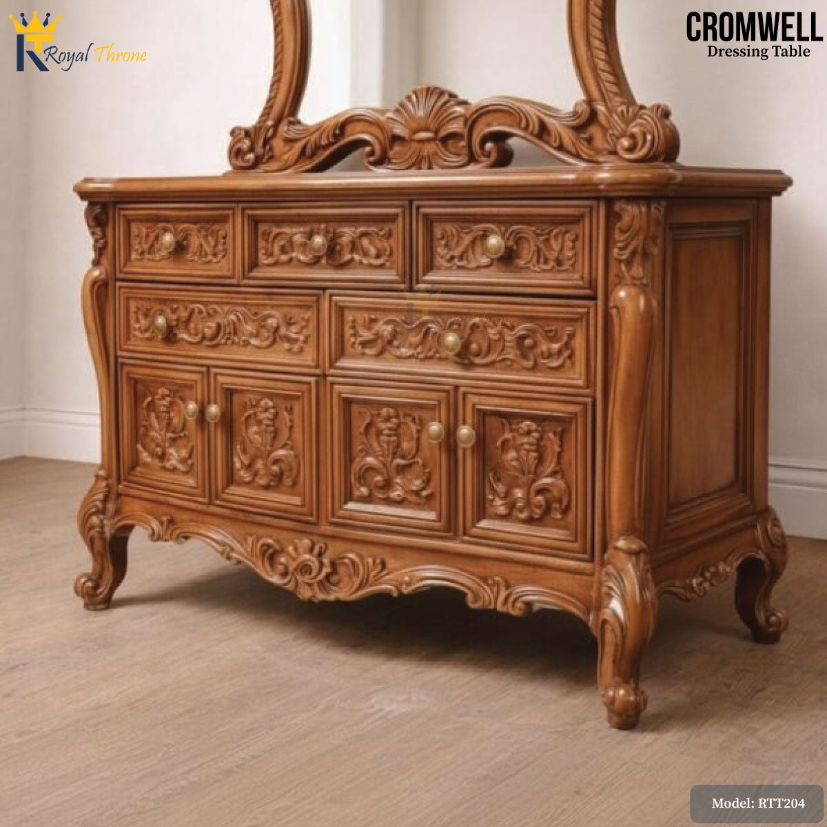 Cromwell- Wooden Dressing Table | RTT204 Secondary image