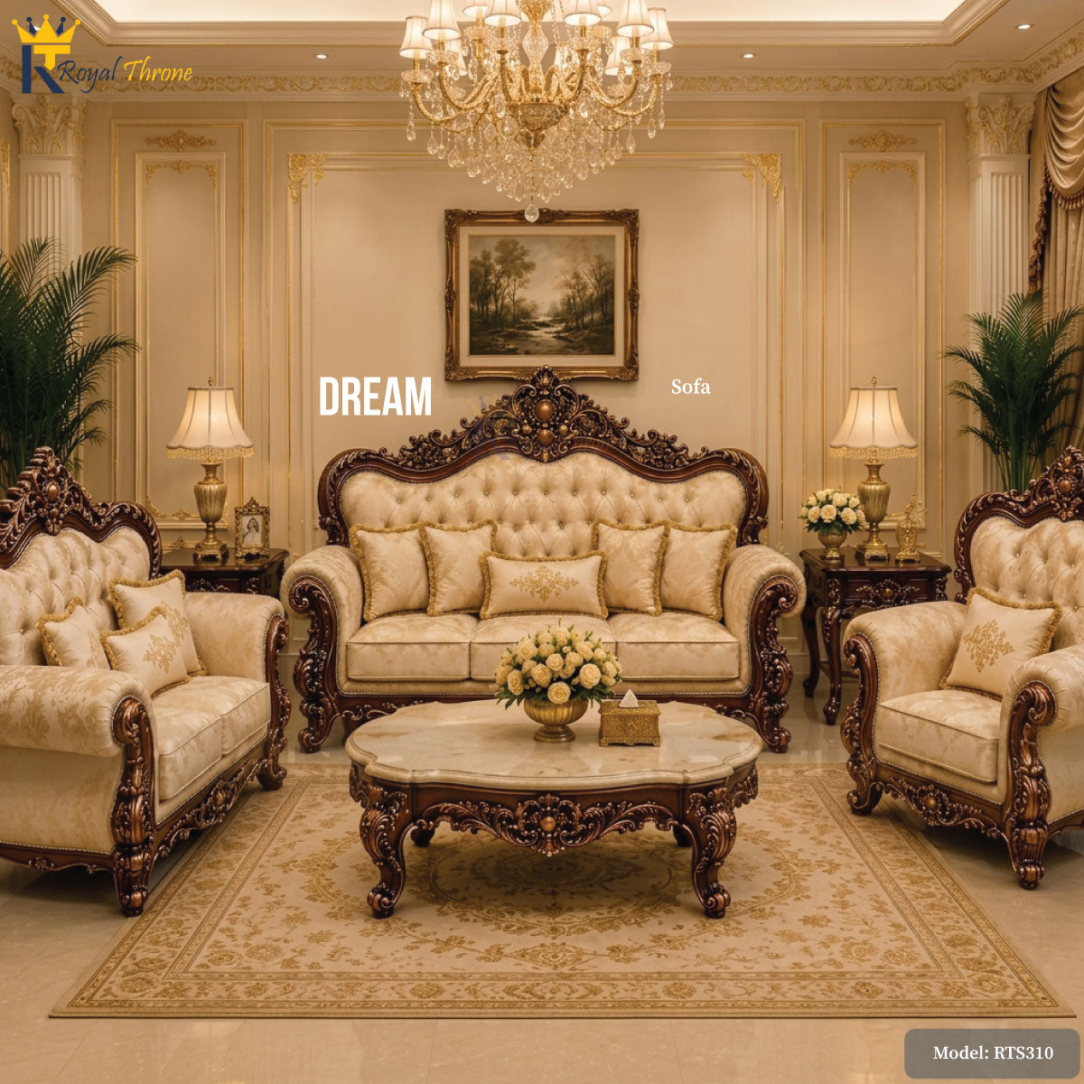 Dream- Wooden Sofa | RTS310 Main image