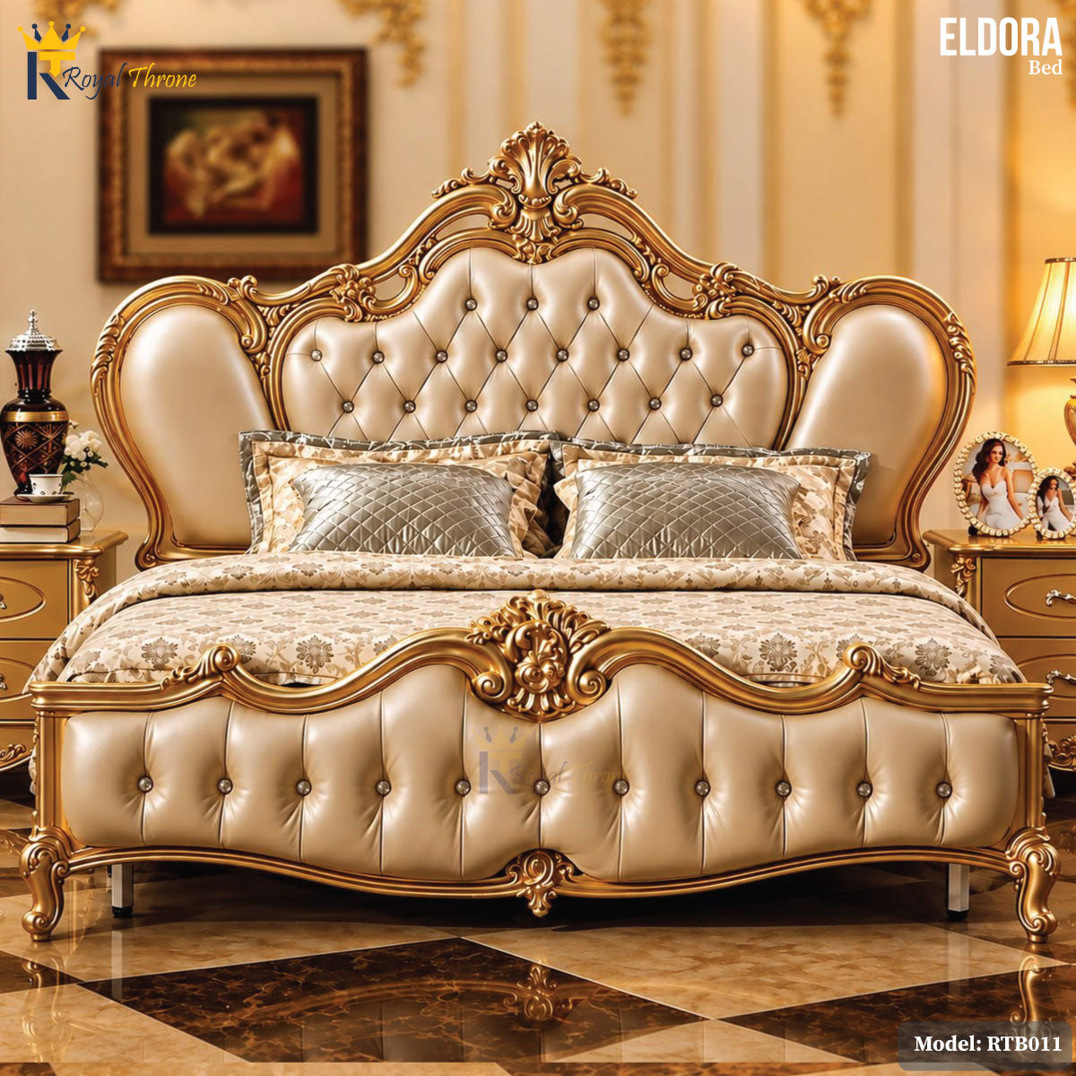 Eldora- Wooden Bed | RTB011 Main image