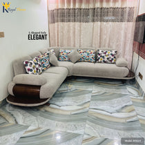Elegant- L-shaped Wooden Sofa | RTS319