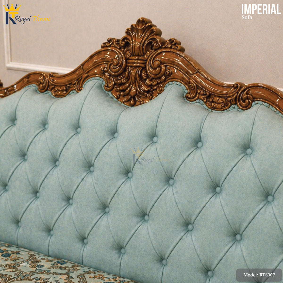 Imperial- Wooden Sofa | RTS307