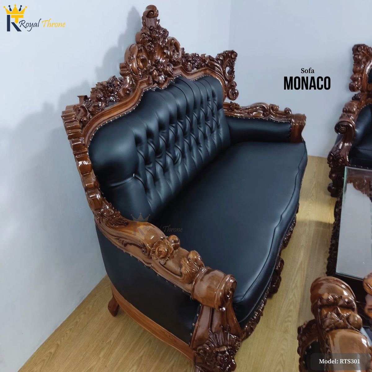 Monaco- Wooden Sofa | RTS301