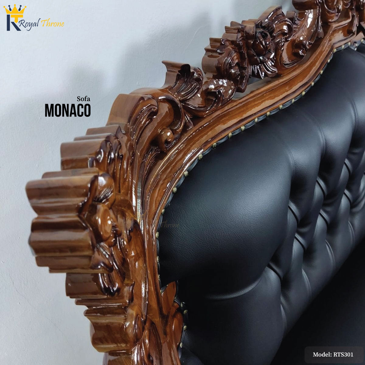 Monaco- Wooden Sofa | RTS301