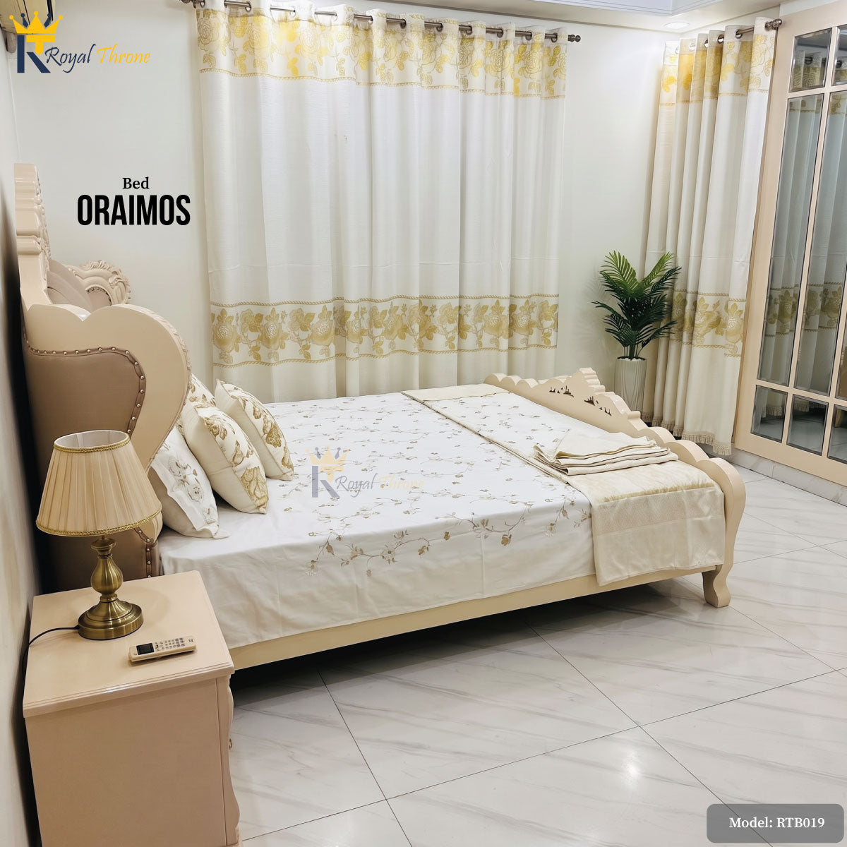 Oraimos- Wooden Bed | RTB019 Secondary image