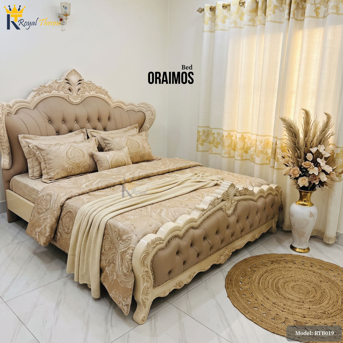 Oraimos- Wooden Bed | RTB019