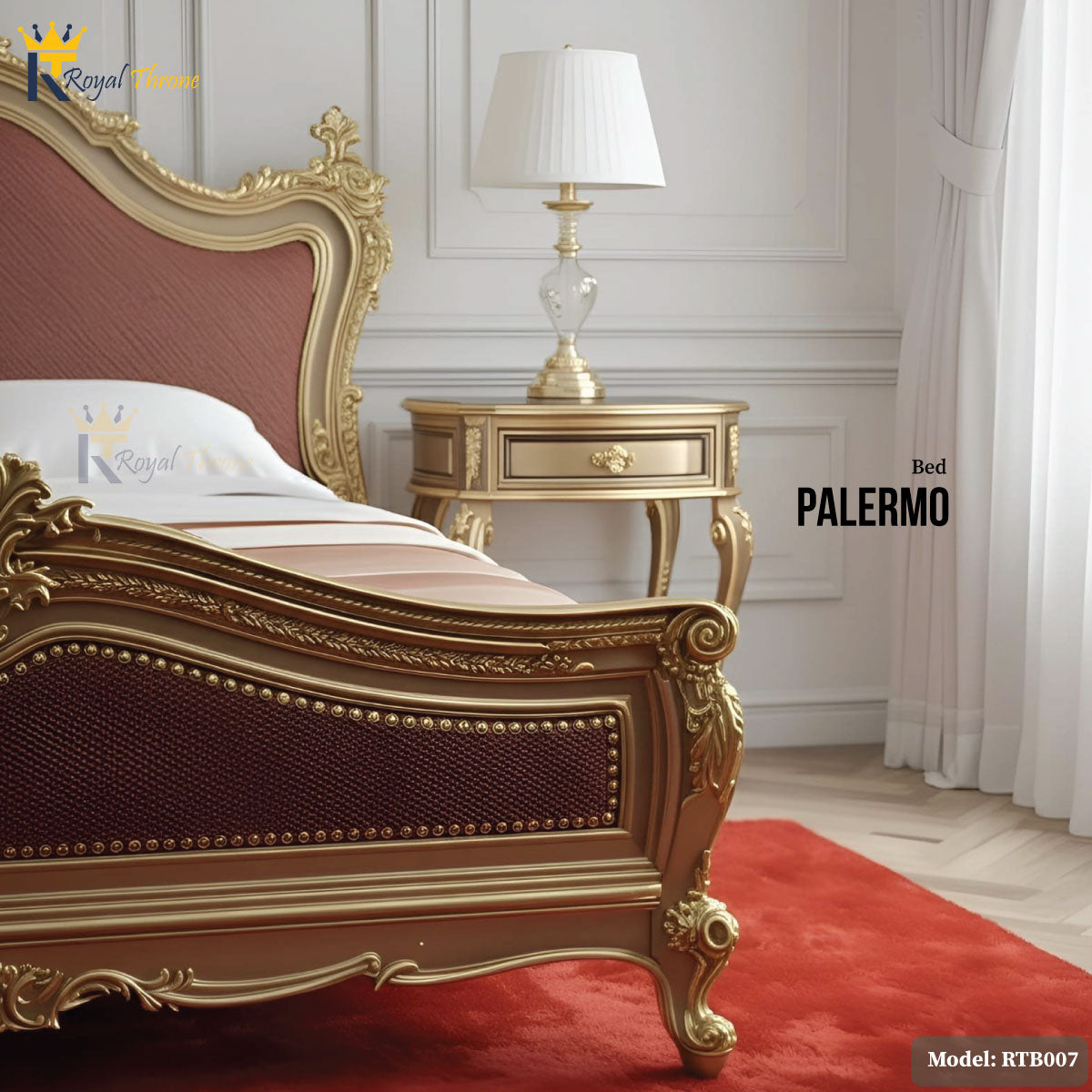 Palermo- Wooden Bed | RTB007