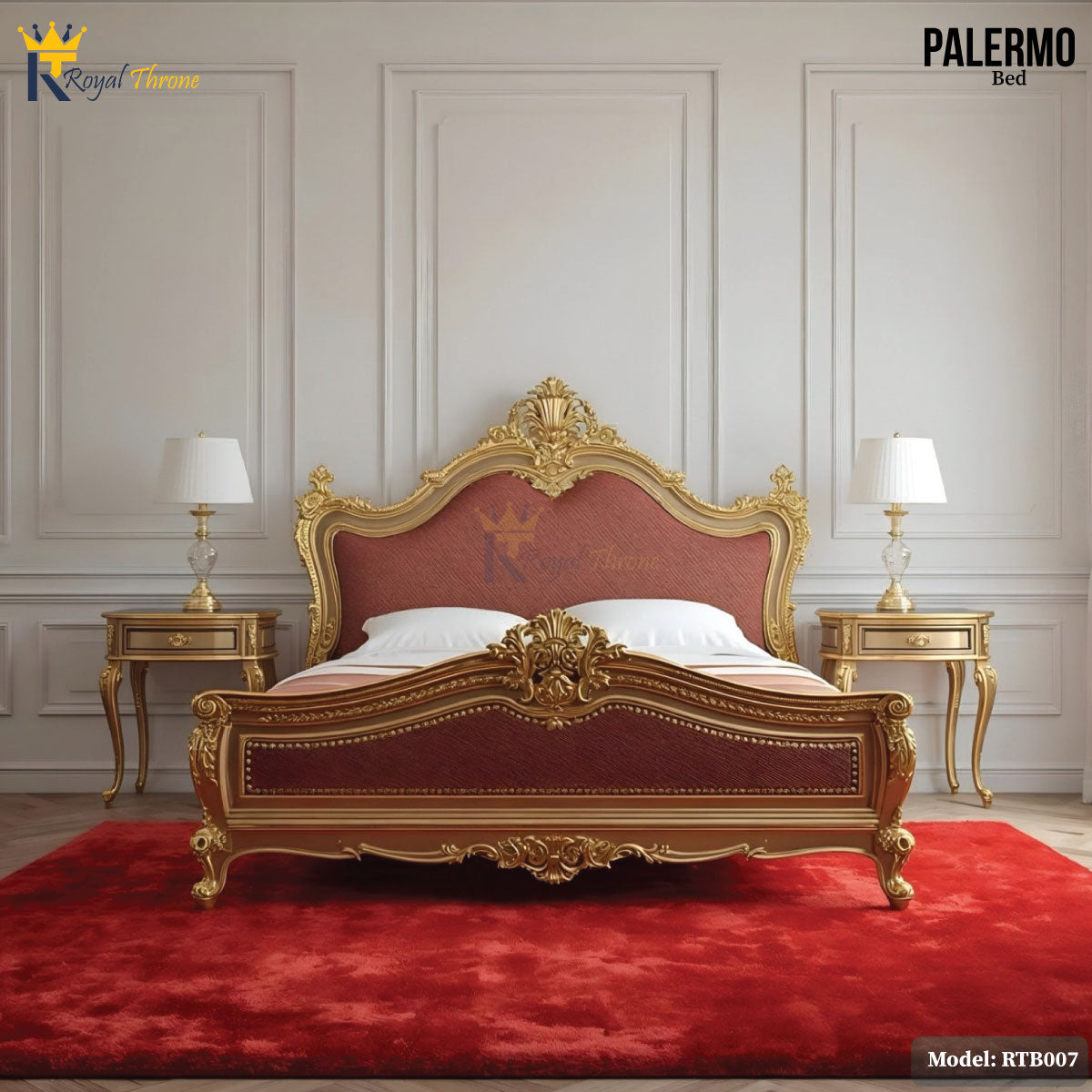 Palermo- Wooden Bed | RTB007 Main image
