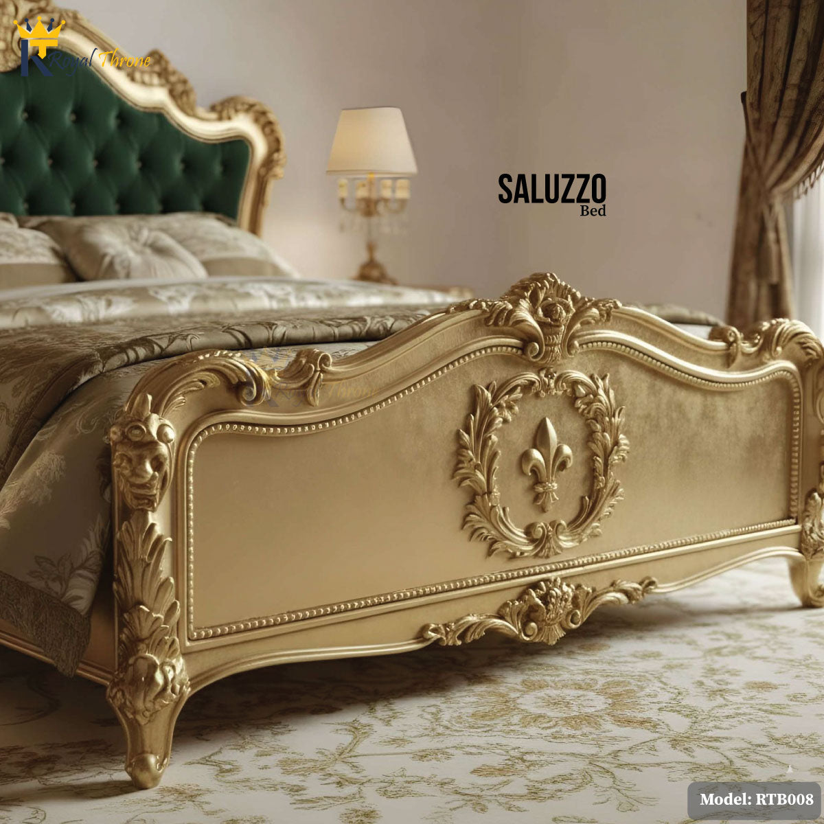 Saluzzo- Wooden Bed | RTB008 Secondary image