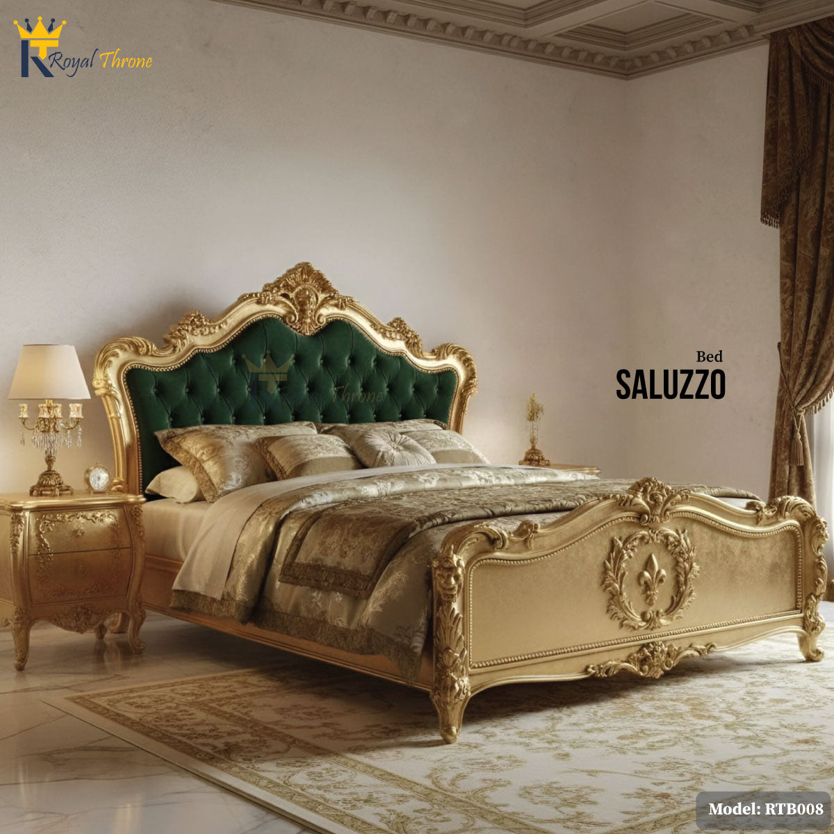 Saluzzo- Wooden Bed | RTB008 Main image