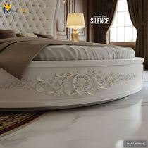 Silence- Wooden Round Bed | RTB014
