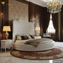 Silence- Wooden Round Bed | RTB014