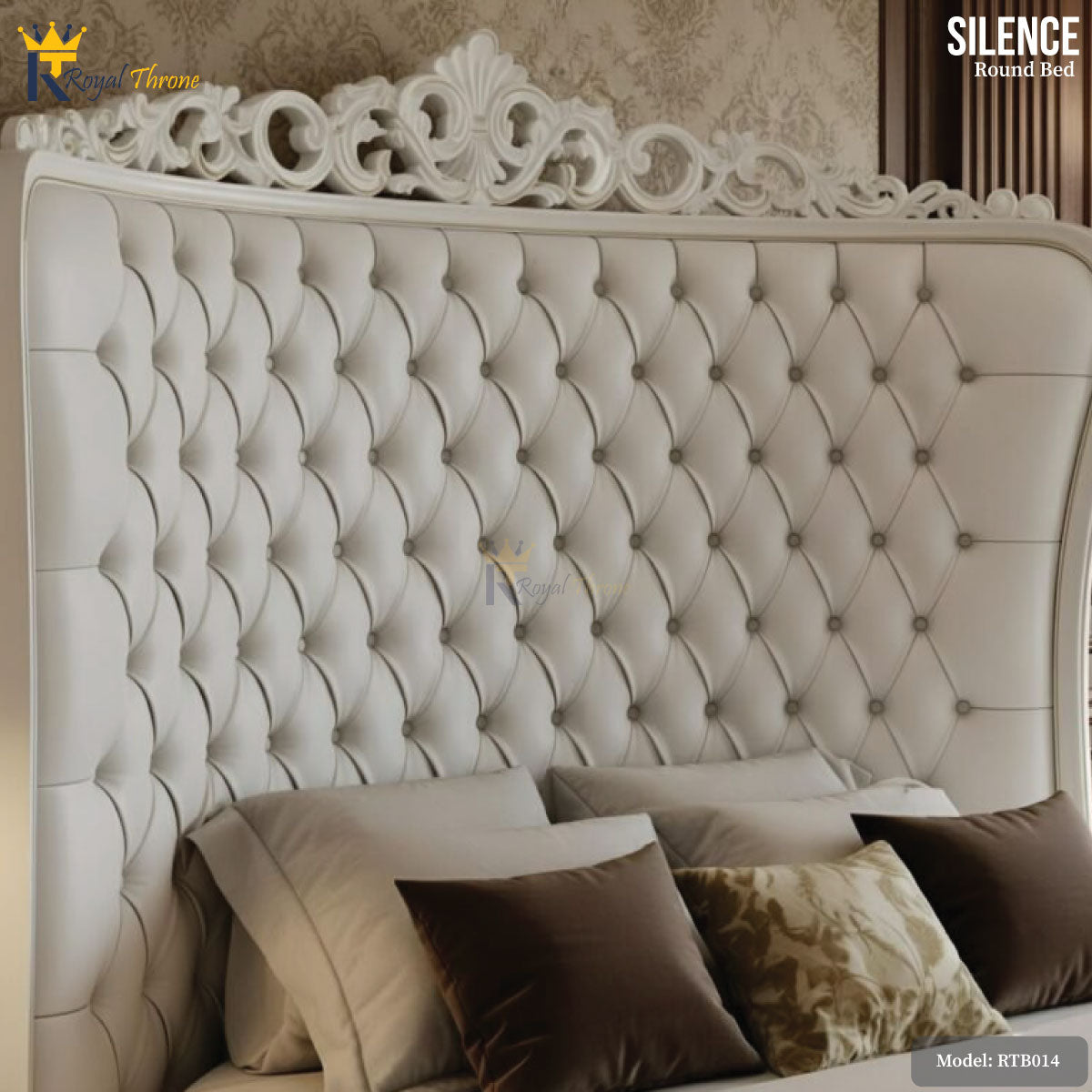 Silence- Wooden Round Bed | RTB014