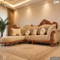 Stone- Wooden Sofa | RTS308