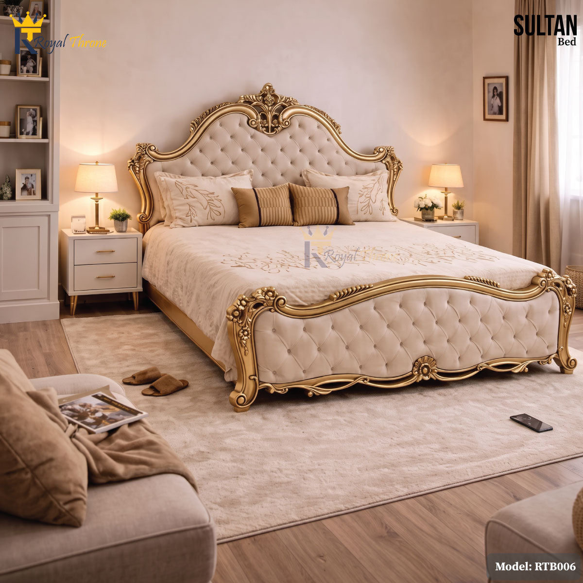 Sultan- Wooden Bed | RTB006