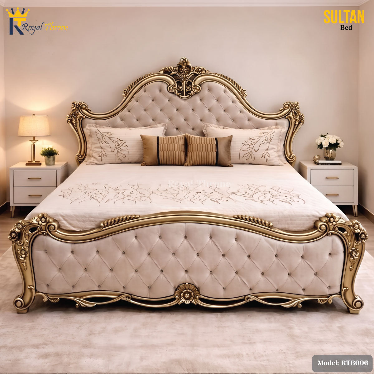 Sultan- Wooden Bed | RTB006