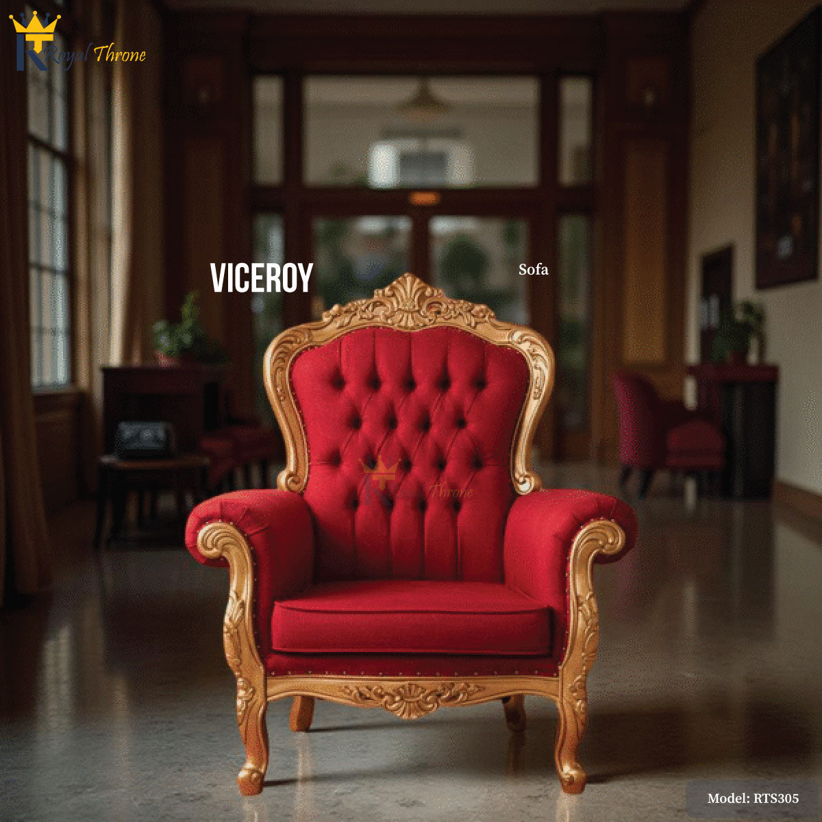 Viceroy- Wooden Sofa | RTS305 Secondary image