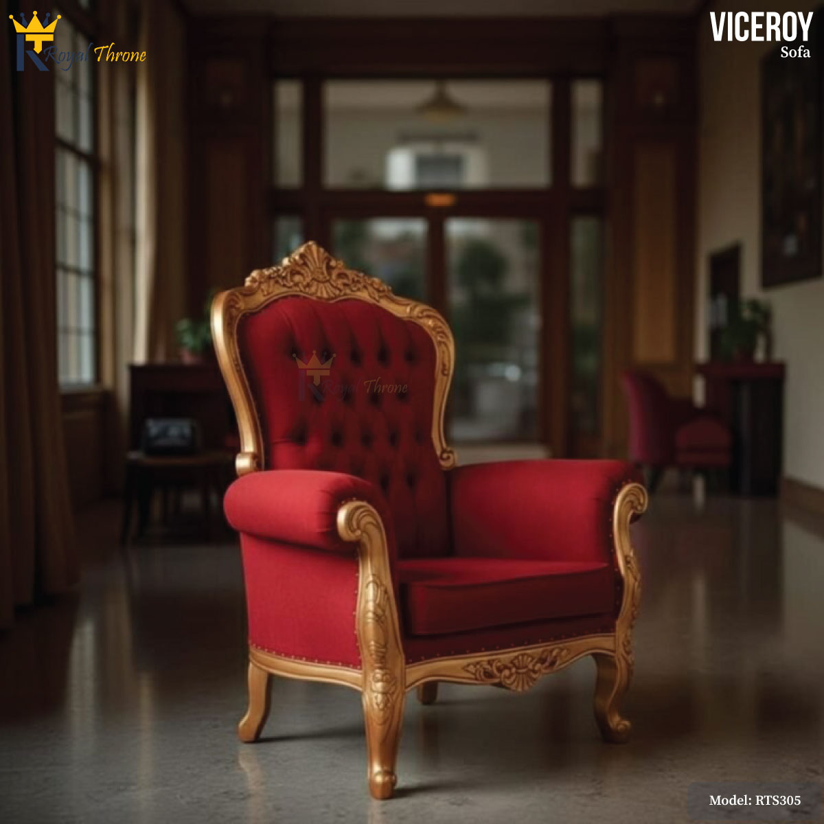 Viceroy- Wooden Sofa | RTS305 Main image
